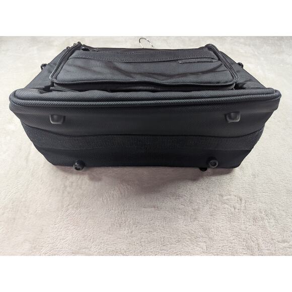 Briggs & Riley Medium Carry On Travel Toiletry Weekend Bag Black Nylon 02 1126 - Picture 8 of 12